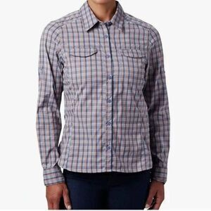 Columbia OmniShade Plaid Buttown-Down Shirt